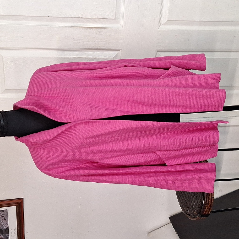 Eileen Fisher Open Front Linen Blend Cardigan Sweater Size 1X New NWT